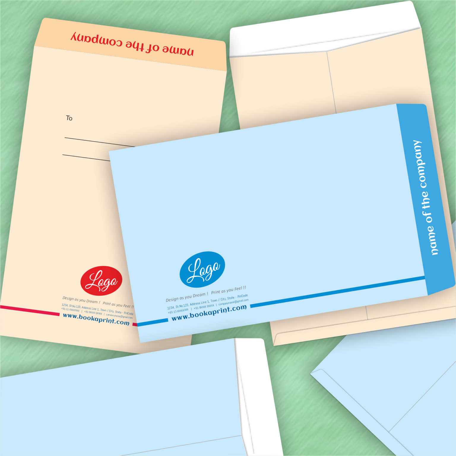 6″ x 9″ Envelopes Book a Print